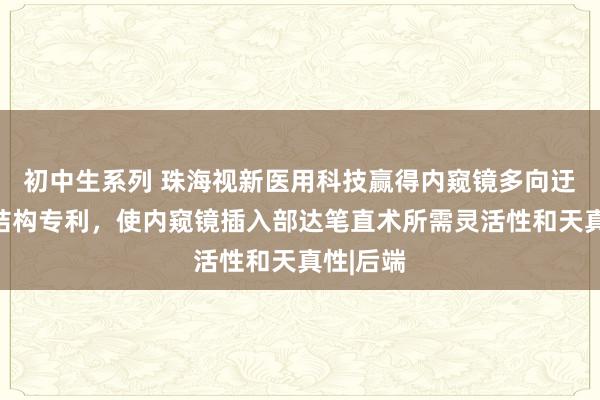 初中生系列 珠海视新医用科技赢得内窥镜多向迂回蛇骨结构专利，使内窥镜插入部达笔直术所需灵活性和天真性|后端